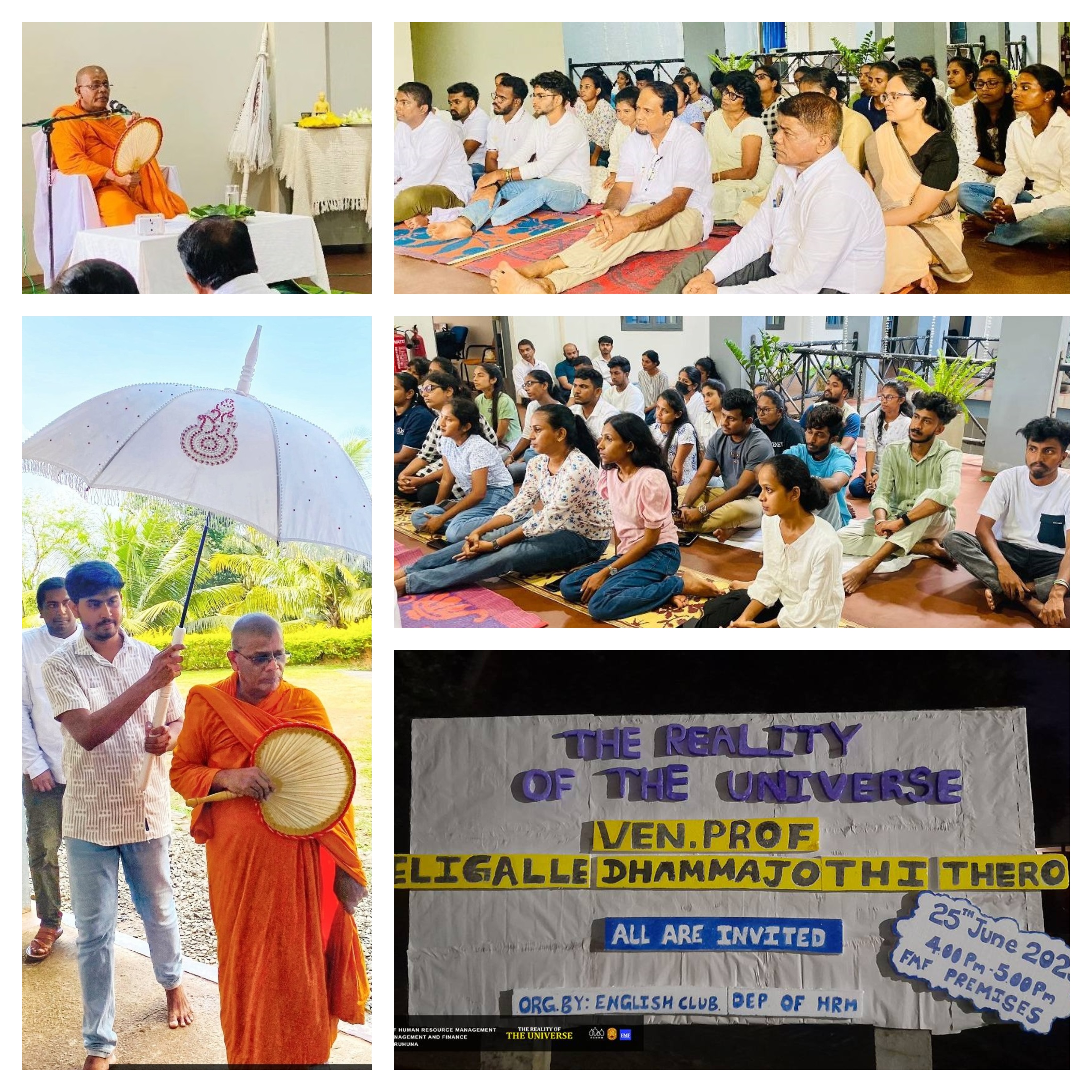Dhamma Sermon on “The Reality of the Universe”