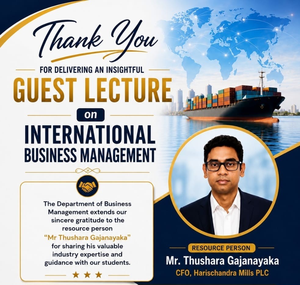 Guest lecture on International Business Management