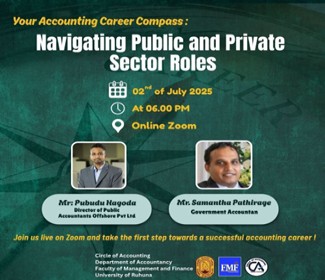 “Your Accounting Career Compass: Navigating Public and Private Sector Roles” — An Insightful Session for Aspiring Accountants